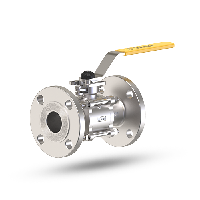3 Piece Flange Ball Valve Manufacturers Exporters in Globe
