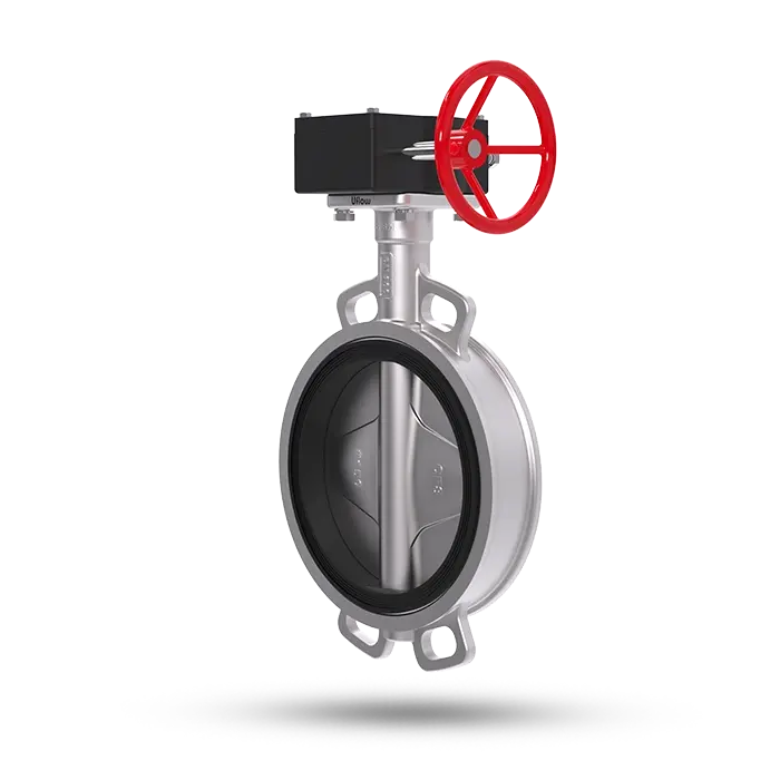 Gear Box Operated Wafer Type Butterfly Valve