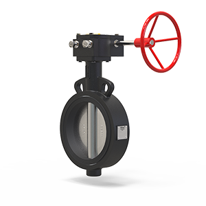 Gear Box Operated Wafer Type Butterfly Valve