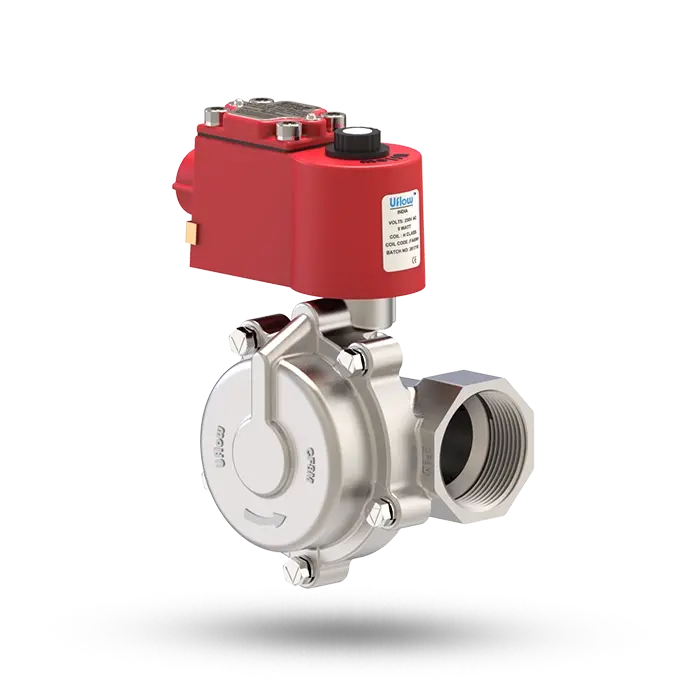 Pilot Operated Piston Type Steam Valve NC NO Manufacturer Exporters In worldwide