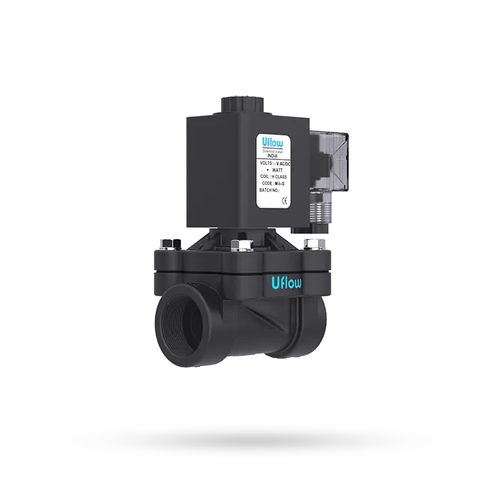 Uflow Semi Lift Diaphragm Operated Plastic Solenoid Valve NC Manufacturers Suppliers In globel