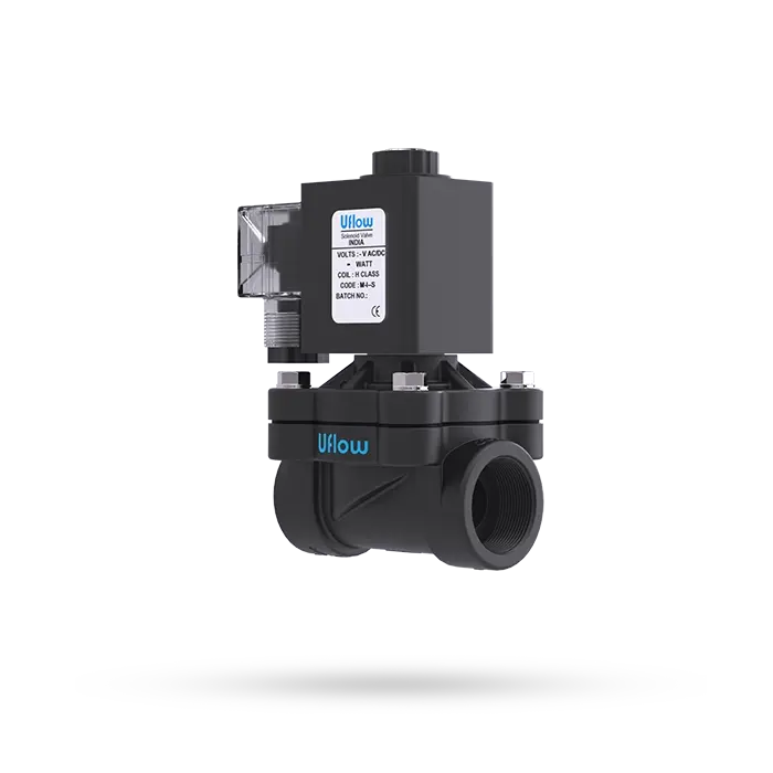 Uflow Semi Lift Diaphragm Operated Plastic Solenoid Valve NC Manufacturers Suppliers In globel