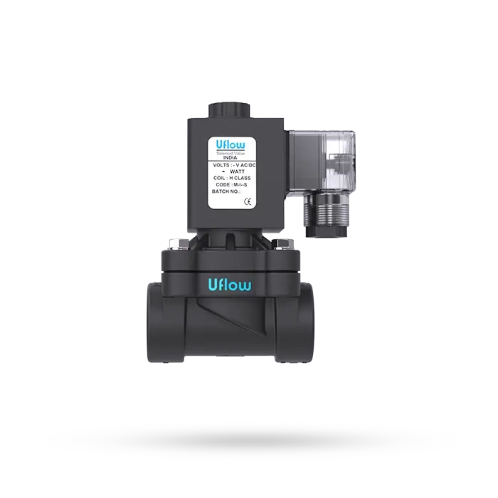 Uflow Semi Lift Diaphragm Operated Plastic Solenoid Valve NC Manufacturers Suppliers In globel