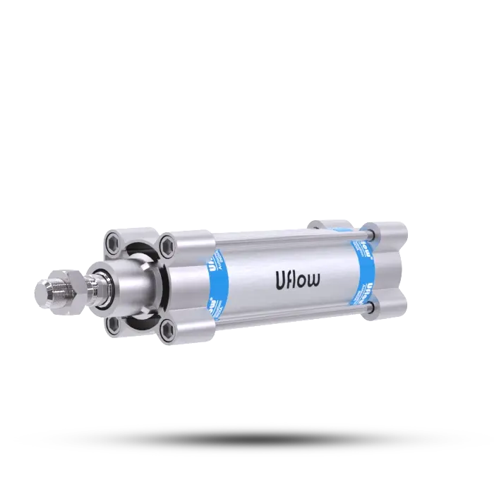 Uflow Pneumatic Pneumatic Tie Rod Cylinder ISO 6431 - CETOP RP43P Manufacturers Suppliers In globel