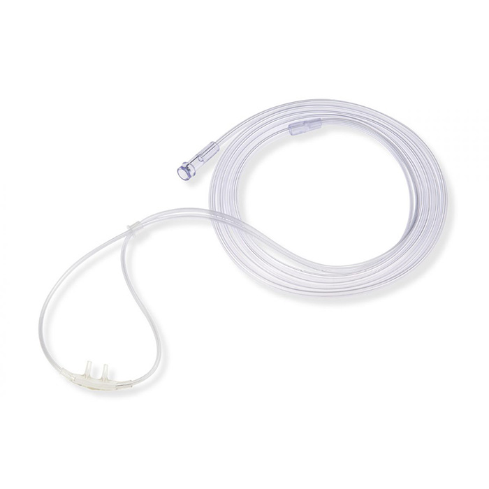 Medical Nasal Cannula Oxygen. Polyvinyl Chloride (PVC) material used. Tube length is 210 cm. Size available are adult, paediatric and neonatal. 1 oxygen cannula, medically clean, single-use, packaged in a transparent plastic bag are there in an unit. Label consider an size, item description, manufacturer’s name, lot number, on unit packaging and on packaging unit.