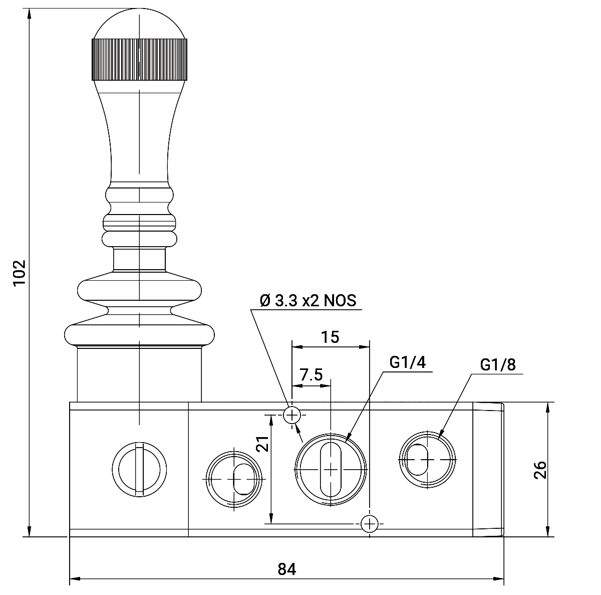 5/2 Hand Lever Valve Manufacturers Exporters in Globe