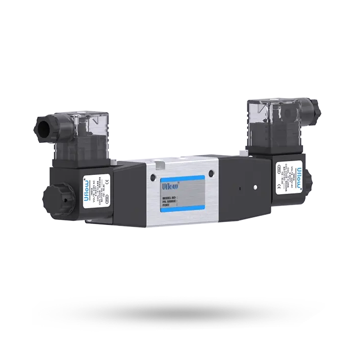 5/3 Double Solenoid Valve With Spring Center  - DCS Series