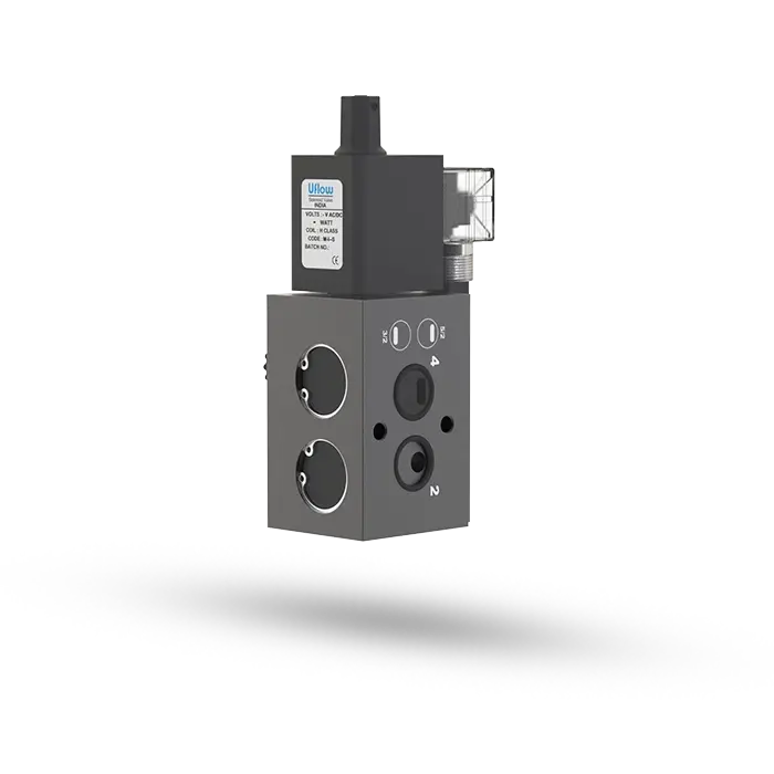 3/2 X 5/2 Convertible Single Solenoid Directional Control Namur Poppet Valve (Monostable)