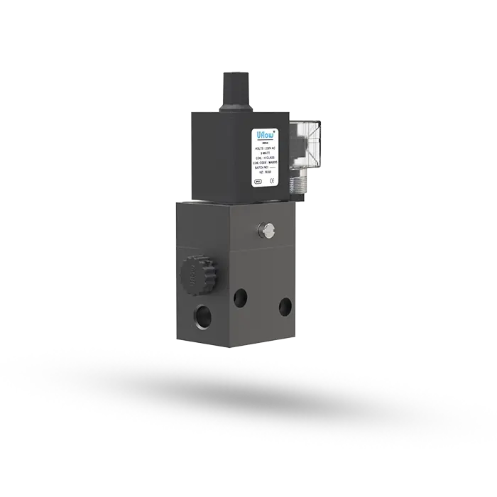3/2 Single Solenoid Poppet Valve (Normally Close)