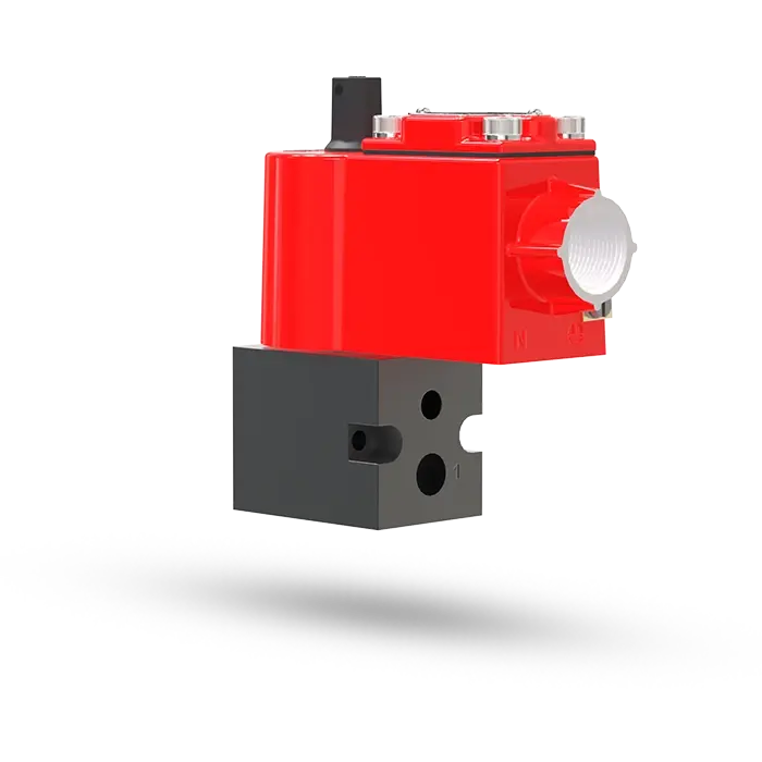 3 Way Direct Acting Namur Poppet Type Valve