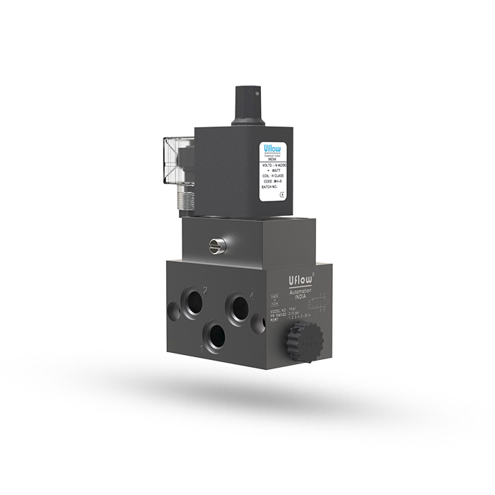 5/2 Single Solenoid Directional Control Poppet Valve (Monostable)